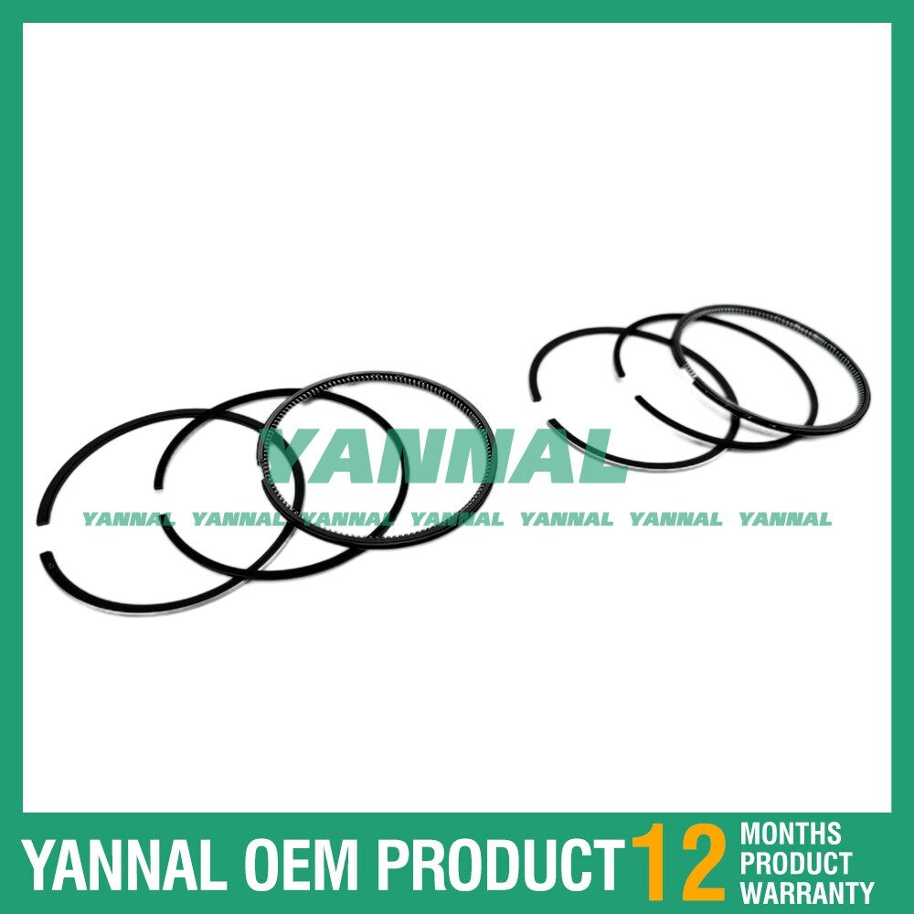 2 new Z750 Piston Ring Kits (STD) for Kubota Excavator Diesel Engines