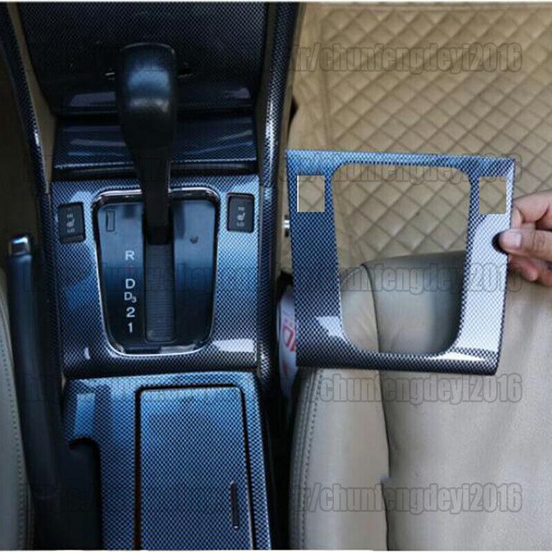 Carbon Fiber Interior Decoration Kit Panel Cover Trim for Honda Accord 2003-2007