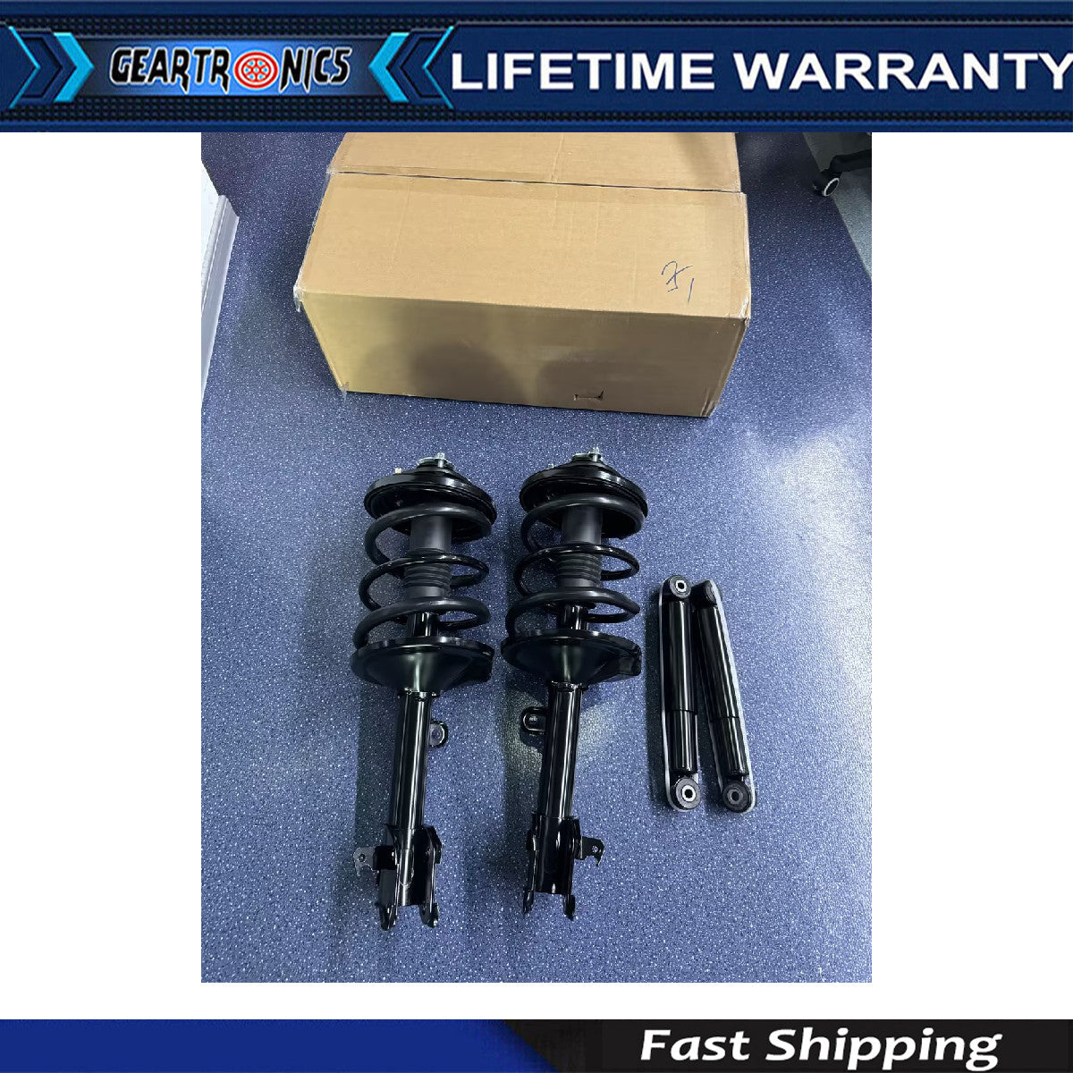 4 Front Struts Rear Shocks Absorbers Set For 03-08 for Honda Pilot 01-02 for Acura SY