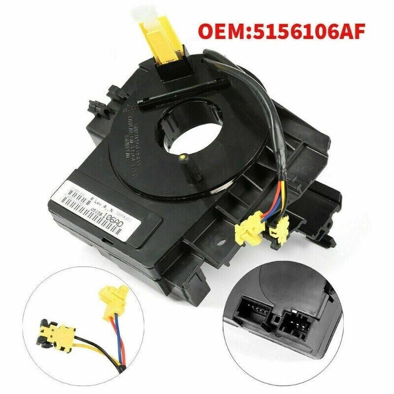 Original Equipment Manufacturer Steering Wheel Clock Spring + Angle Sensor for 2007-2018 for Chrysler for Dodge for Jeep