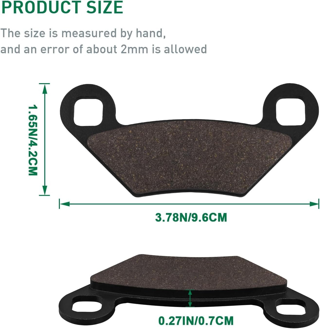 Brake Pads for POLARIS Sportsman 800 Forest 850 1000 Scrambler 850 1000 XP Touri