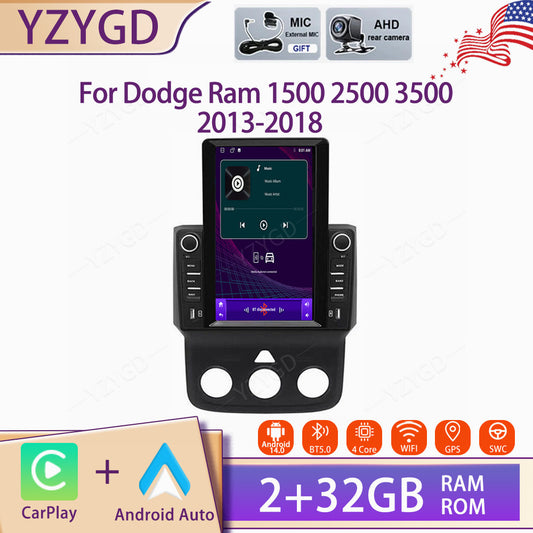 9.7 for Dodge for Ram 1500 2500 3500 2013-2018 Android Carplay Car Stereo Radio GPS