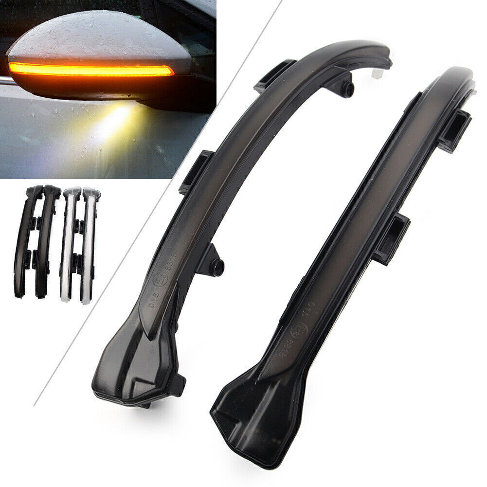 Pair LED Dynamic Turn Signal Light Side Mirror Indicator for VW for Golf MK7