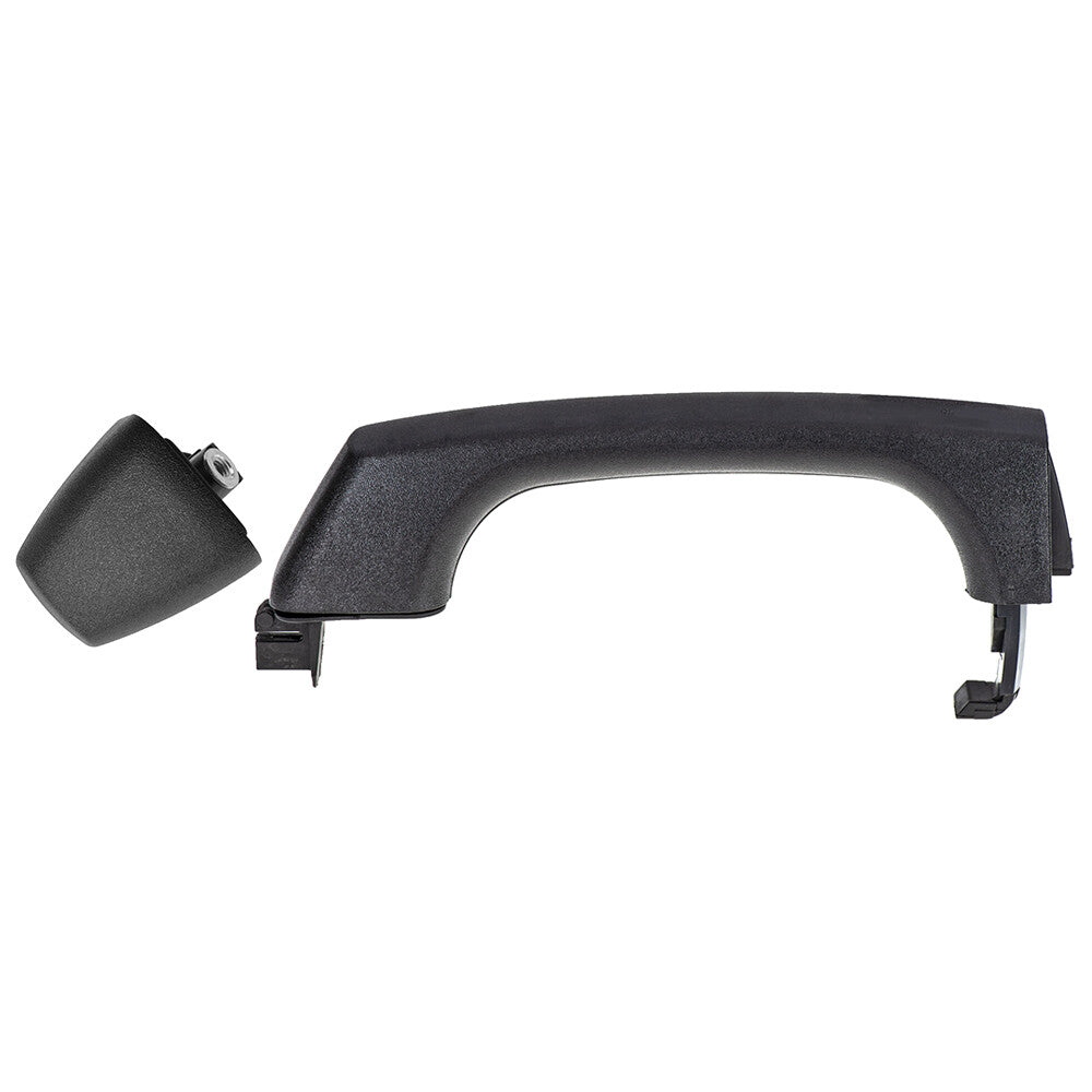 Front or Rear Exterior Outside Door Handle Cap Black for H3 H3T Black Plastic