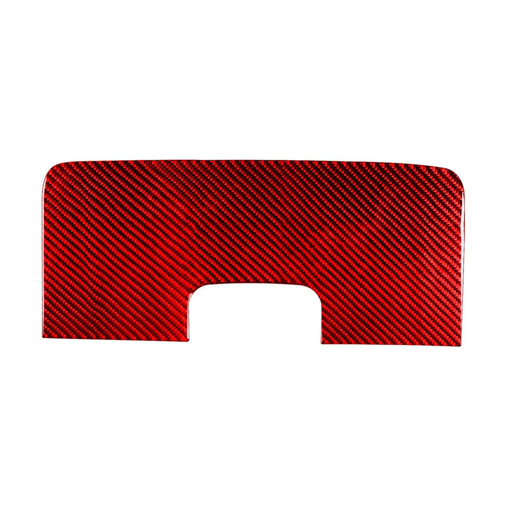 Red Carbon Fiber Upper Glove Box Cover Trim For Silverado for GMC for SIERRA 2014-2018