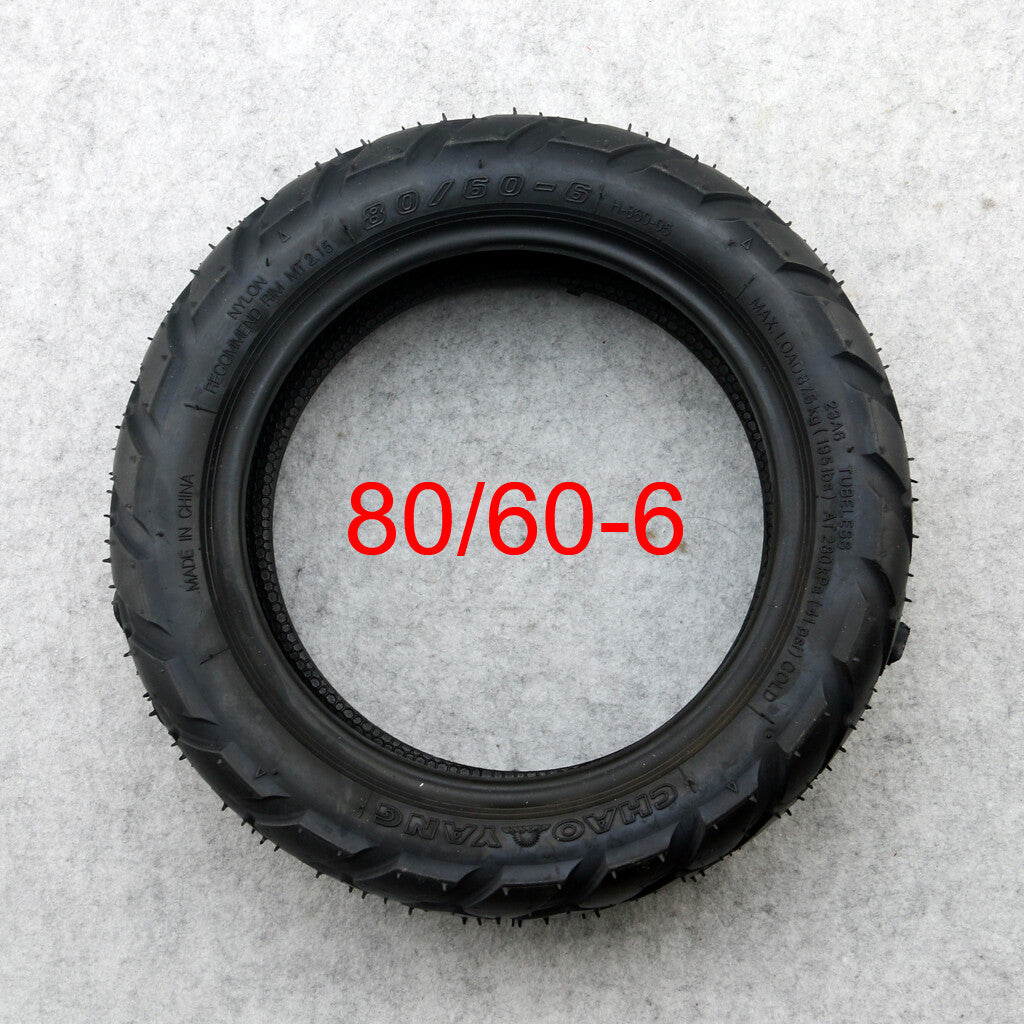80/60-6 Tyre Wear-Resistant Off-Road Tubeless Electric Scooter Pneumatic Wheels