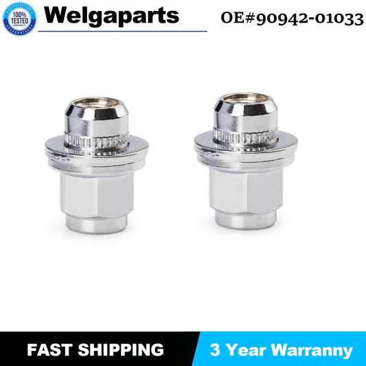 2PCS 90942-01033 90080-17039Wheel LUG NUT for Toyota for Lexus ES300h GS350 New
