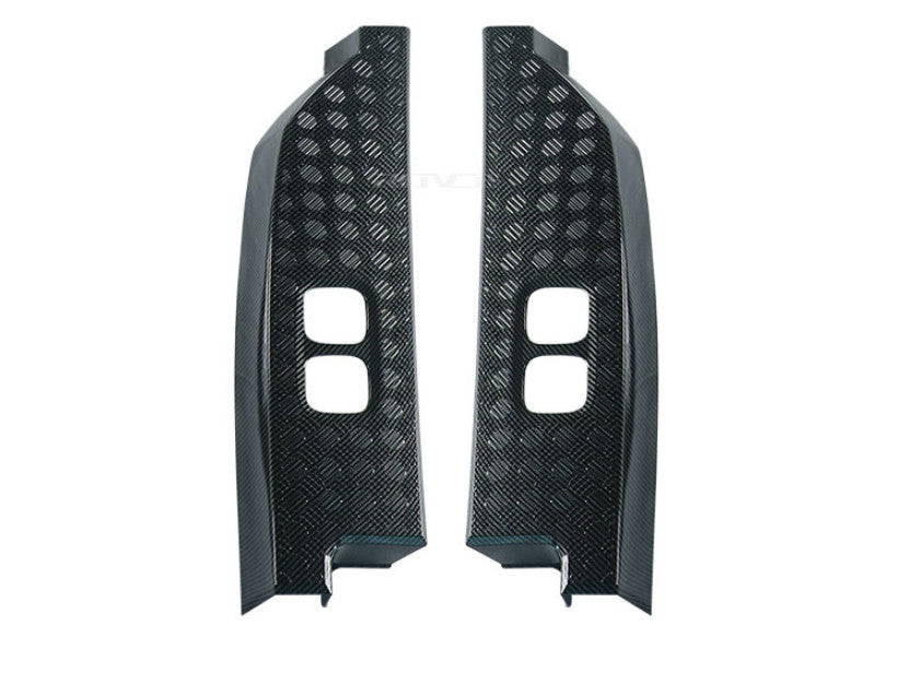 Rear Tail Light Protection Board for Land Rover for Defender 2020-2023 Carbon Fiber