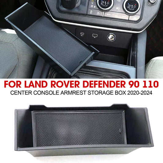 For 2020-2023 for Land Rover for Defender 90 110 Center Console Storage Box Phone Holder