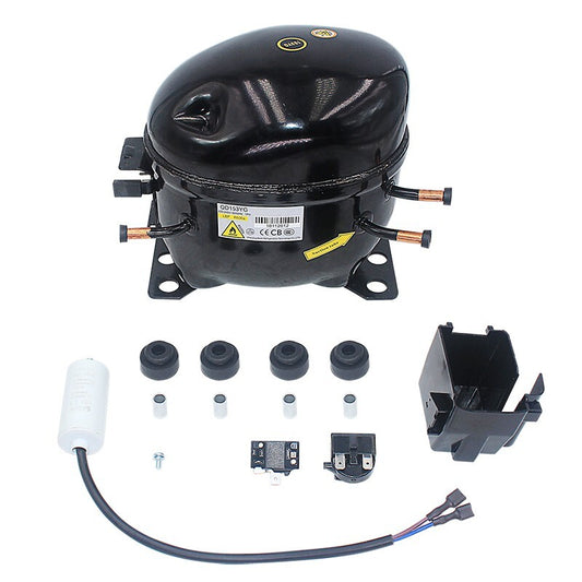 R600a Car Refrigeration Air Compressor Fridge Freezer Marine Solar 220V QD153YG