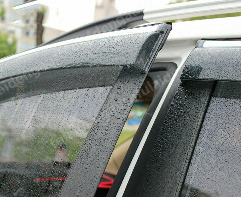 4P for Hyundai Santa Fe 2019-2021 Window Vent Visor Shades Sun Rain Wind Guards