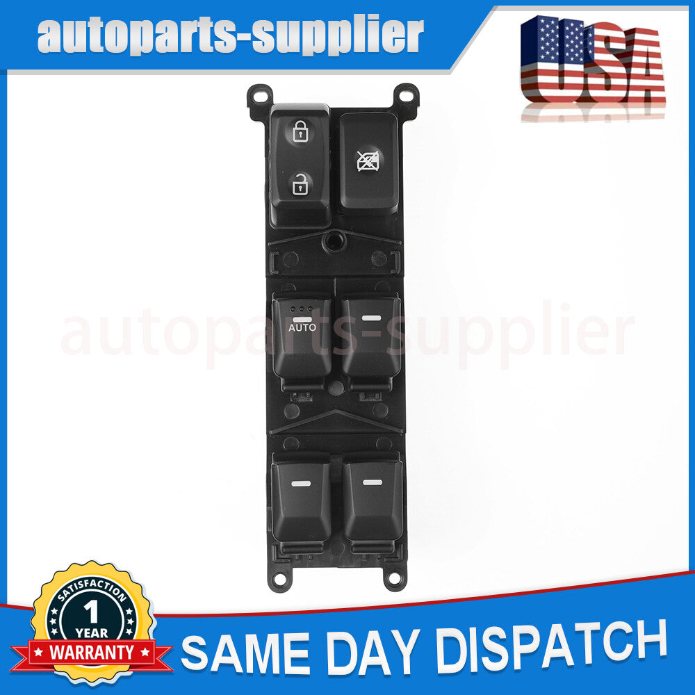 Driver's side power window control switch applicable to 2012-2015 for Kia Rio 4-door 93570-1W155