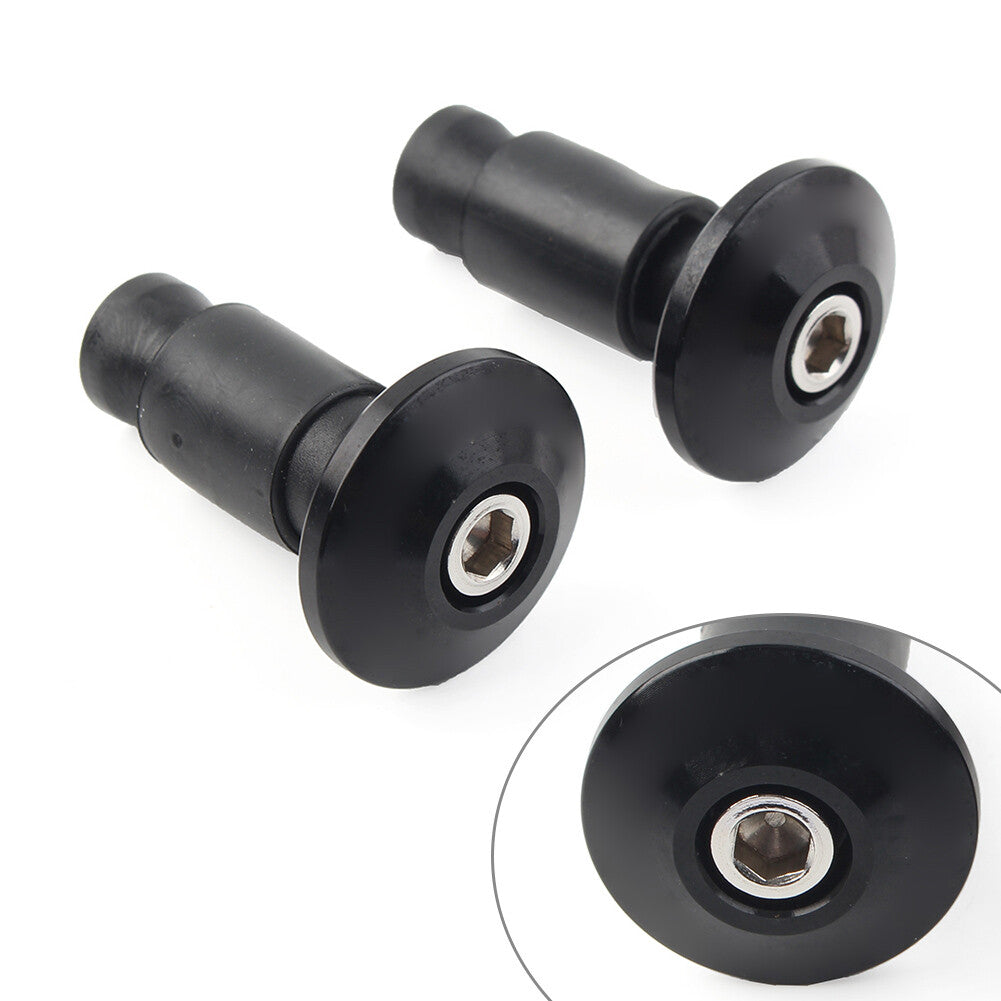 7/8 Handle Bar End Weights Handlebar Grips Cap Plugs Dirt Bike Black Motor