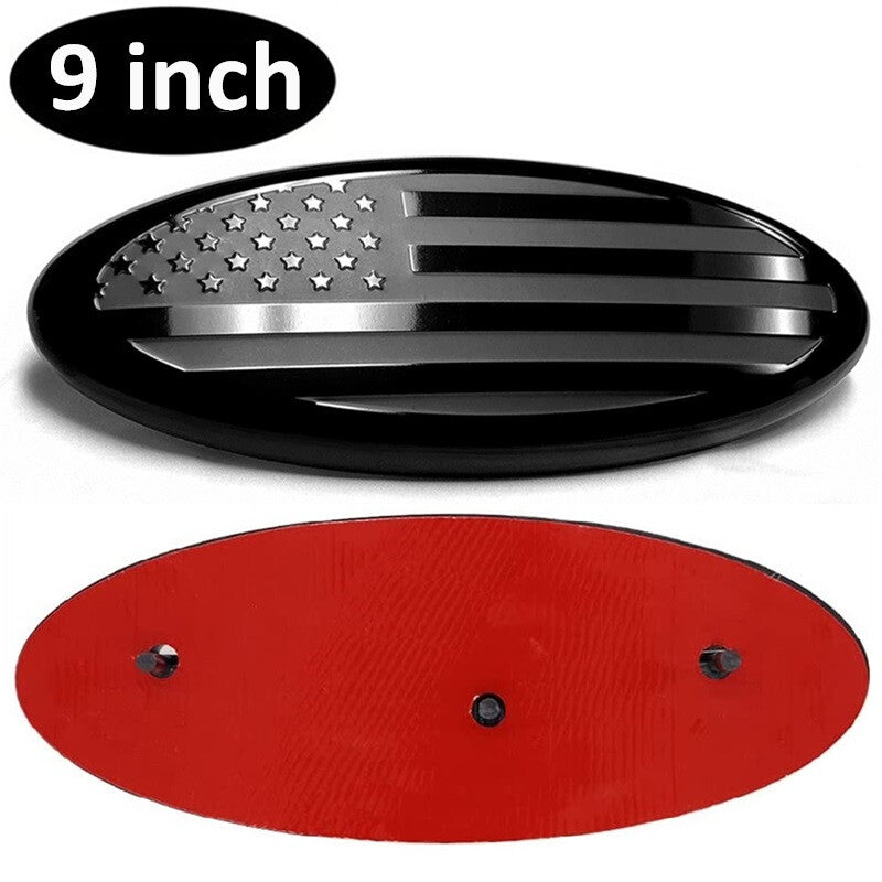 9inch Black Front Grille Oval Emblem Fits  for ford  F150 F250 F350 Accessories US