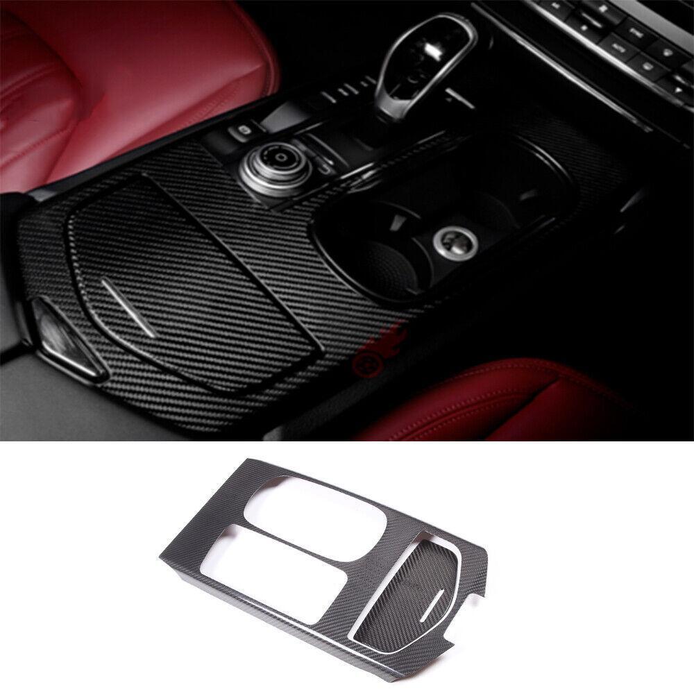 2014-2016 for Maserati Ghibli Real Carbon Center Gear Shift Panel Trim Cover