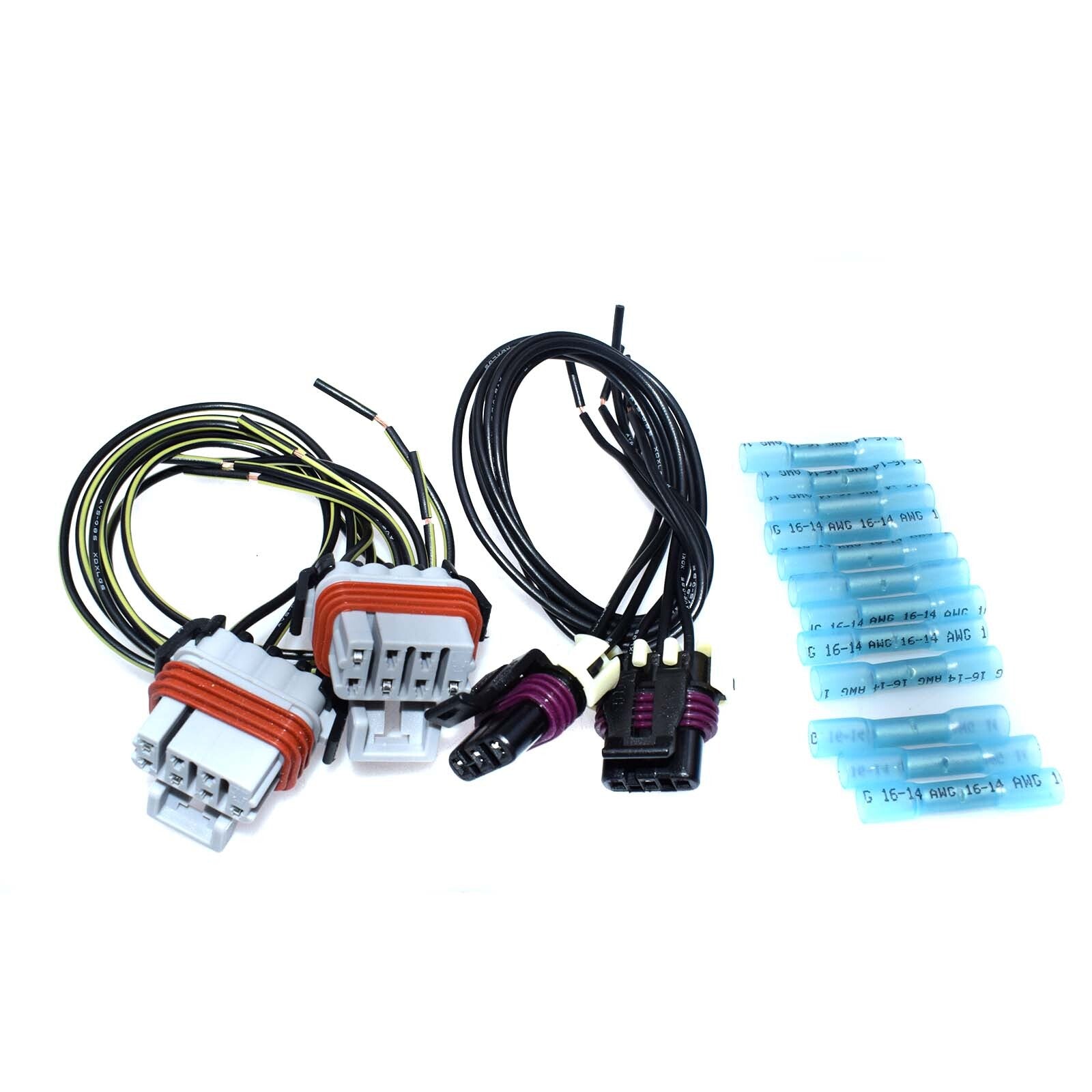 2X Headlight Harness 2X Turn Signal Harness Connector for Freightliner Columbia