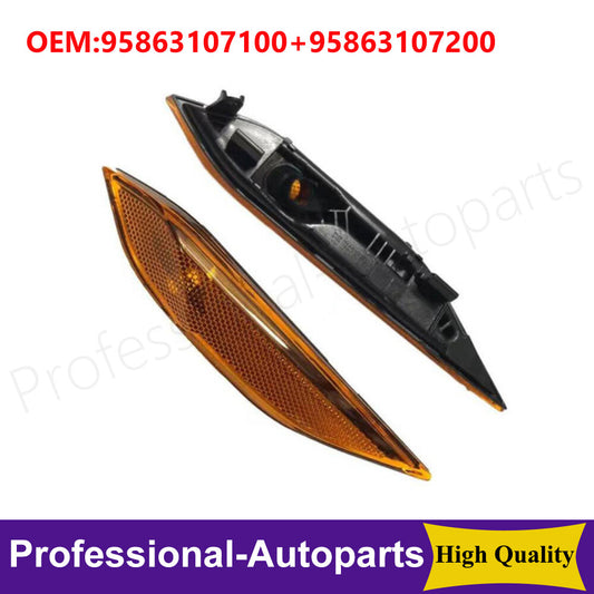1Pair Front L+R Side Marker Lamp Turn Signal Light for Porsche for Cayenne 92A 3.6L