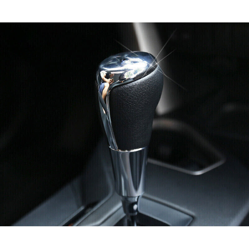 Chrome Car Inner Gear Shift Knob .Head Cover Trim ABS for Toyota RAV4 2013-2018