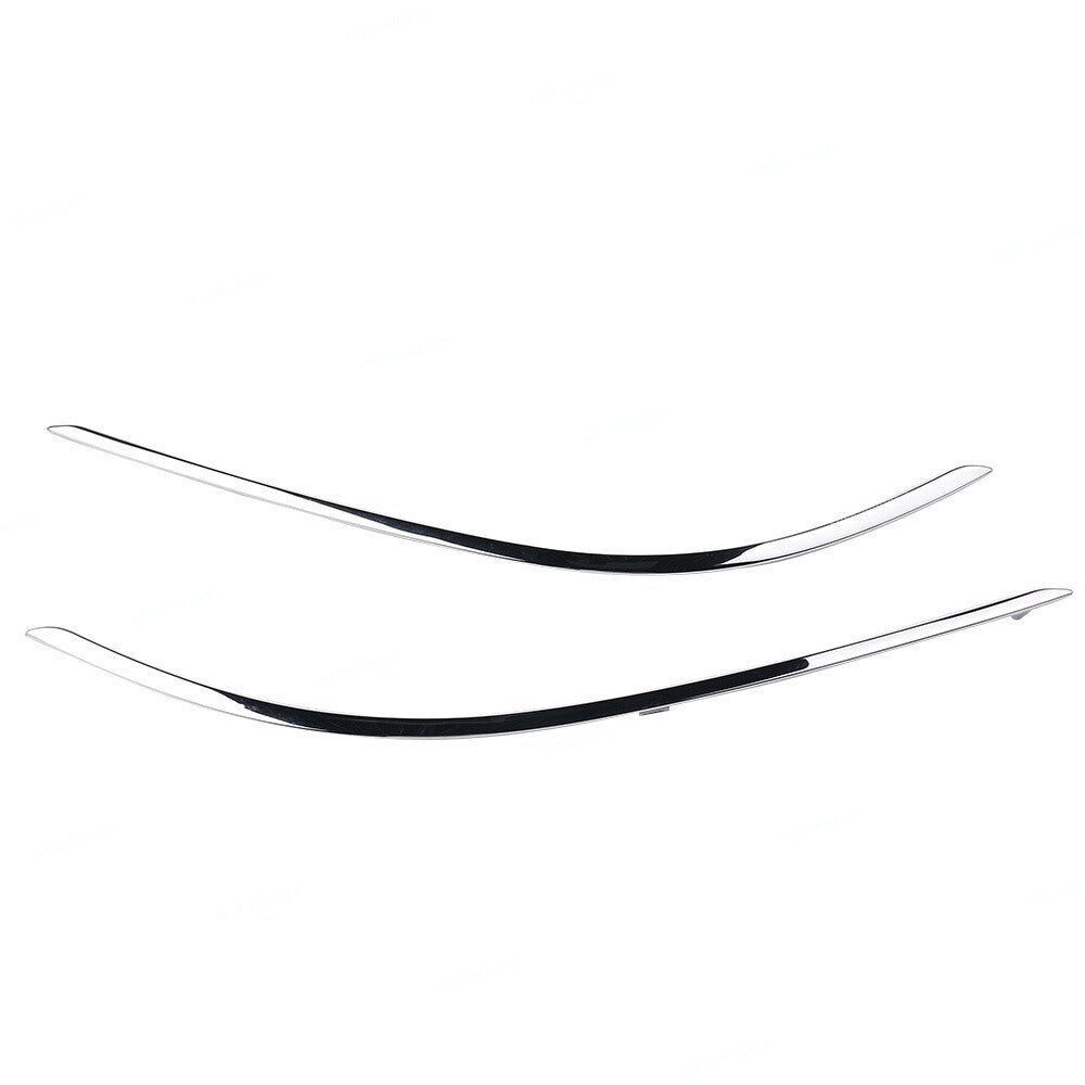 2Pcs Bumper Trim Molding Fit For 2012-2015 for Mercedes-Benz C350 RightLeft