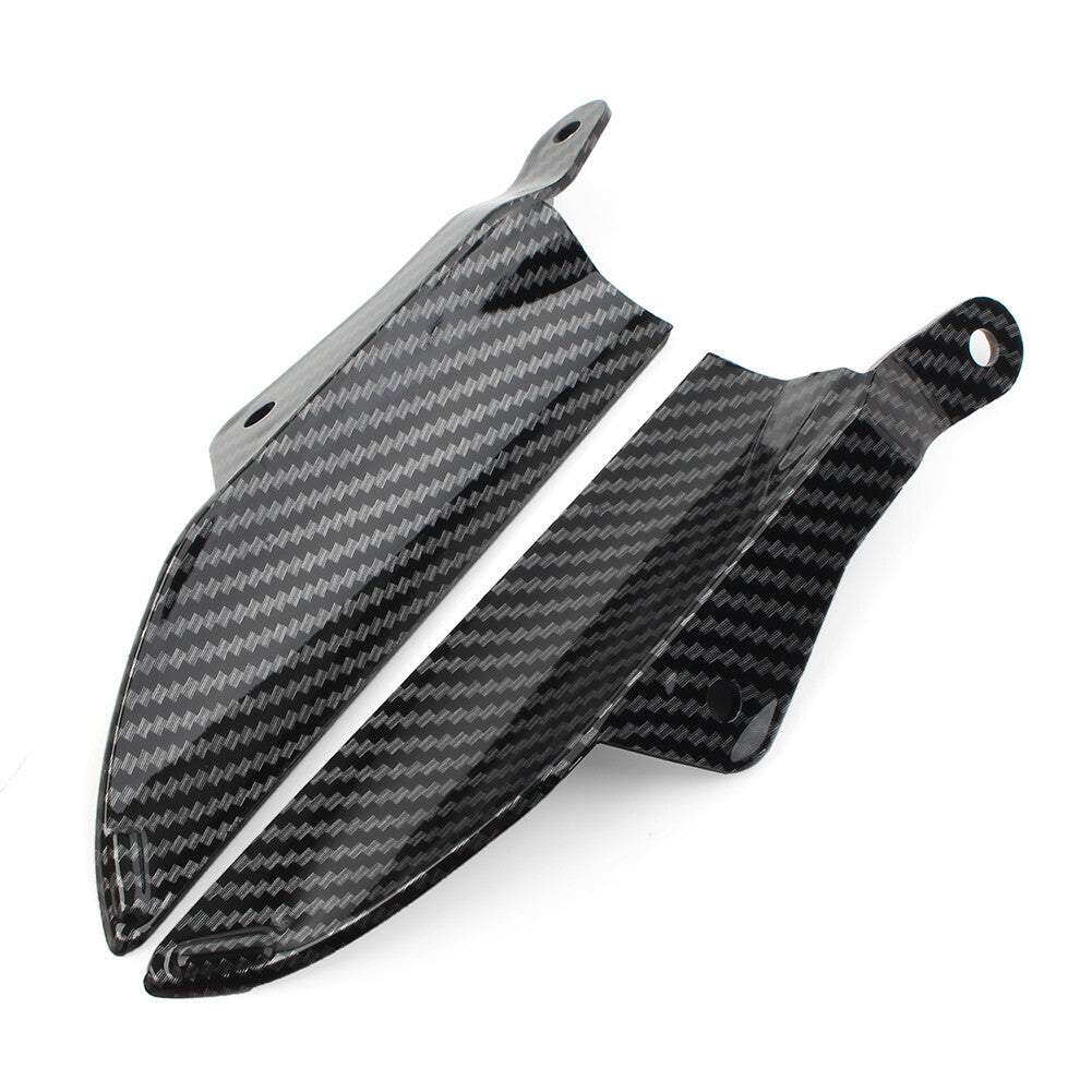 Front Headlight Side Fairing Left  Right Carbon Fiber Fit Daytona 675 2006-2012