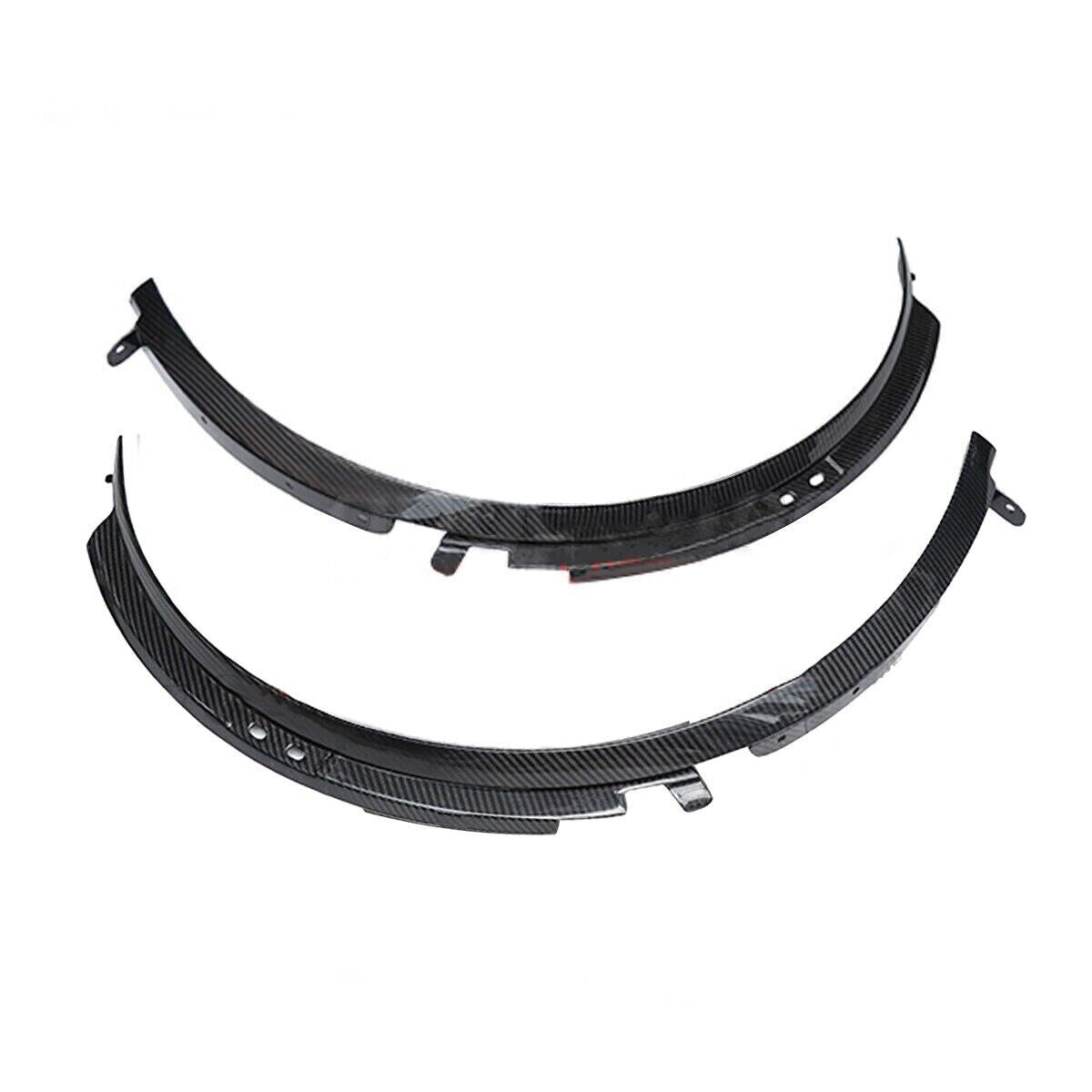 Carbon Fiber Front Wheel Molding Trim Fender Flares for Corvette C7 14-19 GP ABS