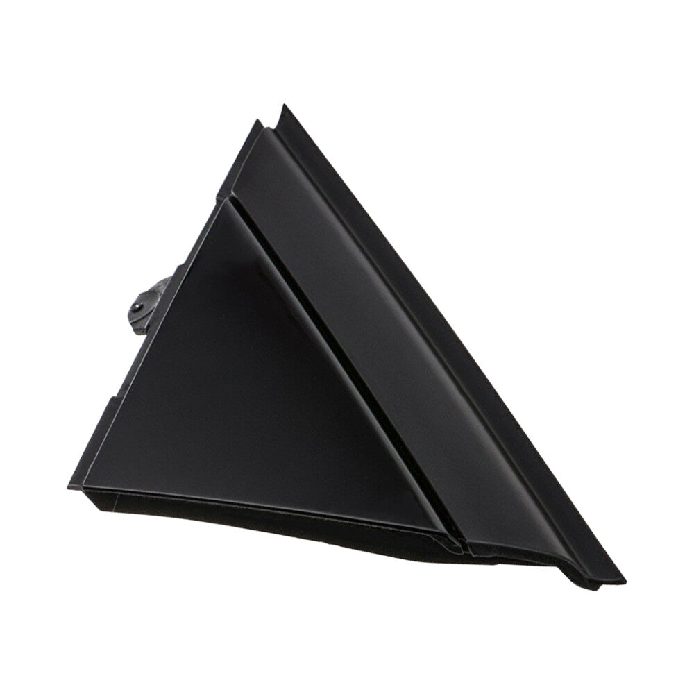 Gloss Black Left for 2012 2013-19 for FIAT 500 Front View Mirror Triangle Plate Trim