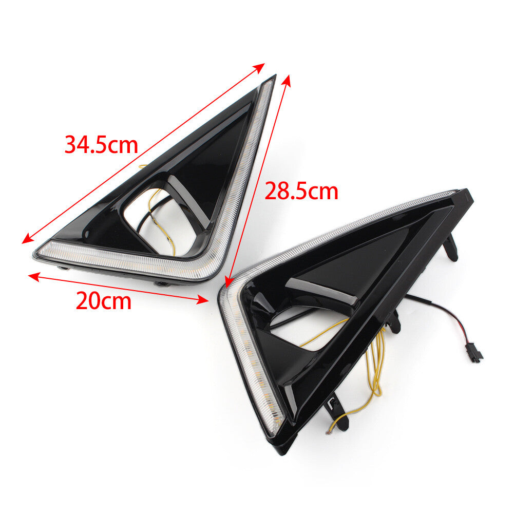Fog Lamp Daytime Running Light DRL With W/Y/ Ice Blue Light for Toyota Alphard