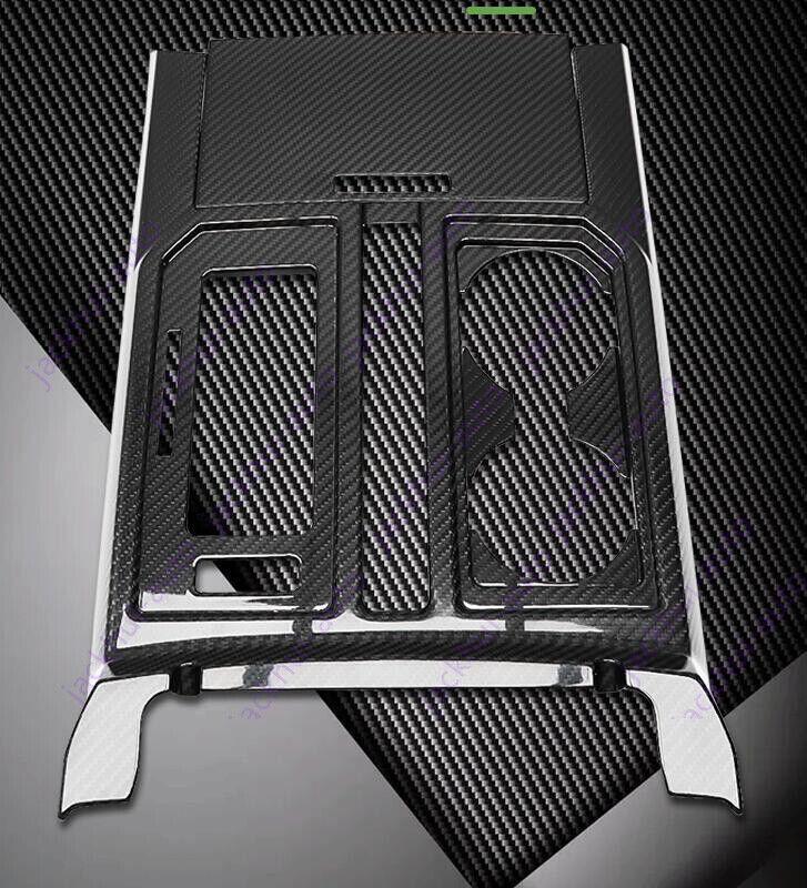 Real Carbon Fiber Interior Console Gear Shift Panel Cover for Ford F150 15-2021
