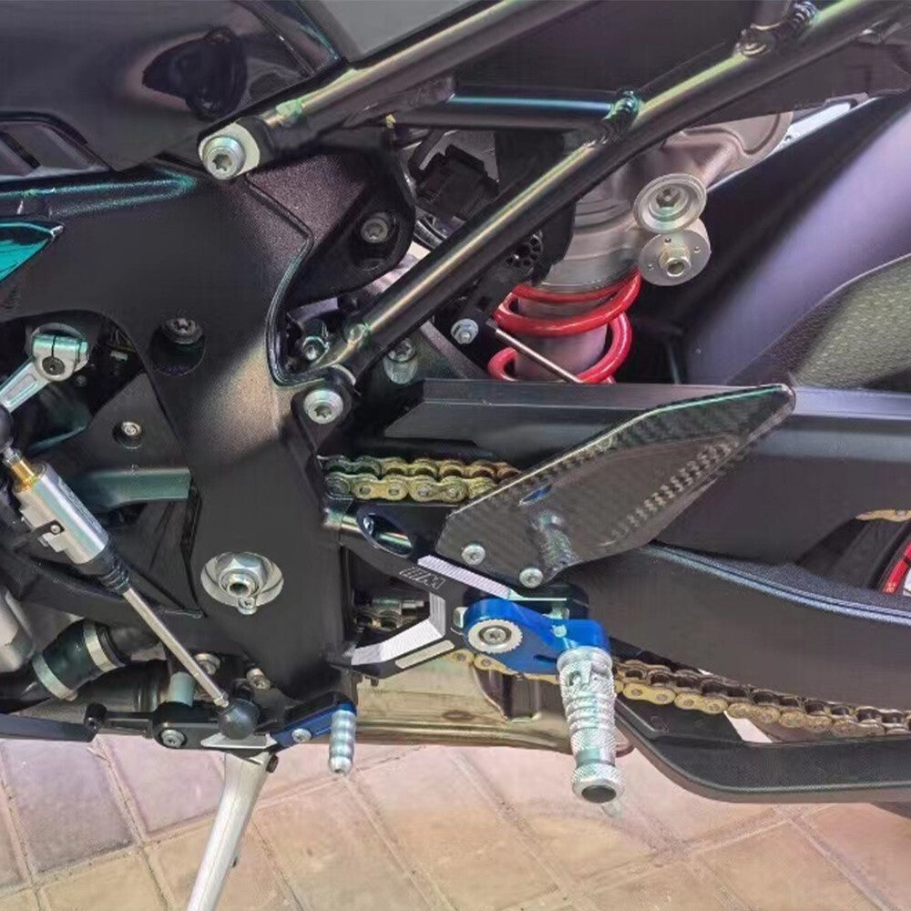 2022-2023 for BMW M1000RR S1000RR Blue Carbon Fiber Pedals Foot Rests Footrest
