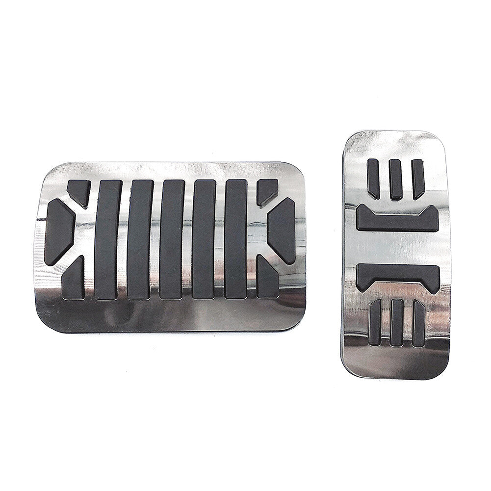 Stainless Steel Car Brake Gas Pedals Protection Cover for Jaguar XE XF XJ XJL
