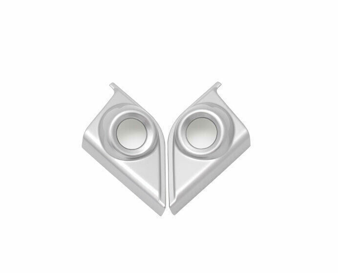 A Post Speaker Frame Cover Trim 2 Fit for Honda CRV CR-V 2017-2022 Matte Silver