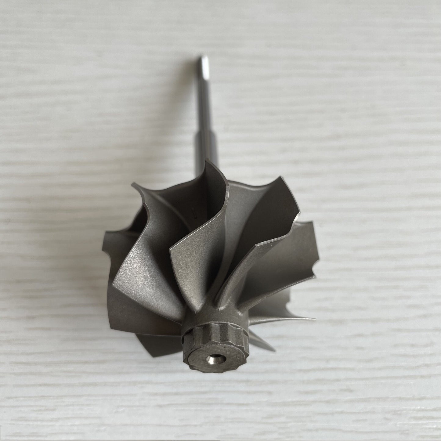 TD04HLRX Reverse 48.1/53 mm 9-blade turbine shaft and wheels for Mitsubishi