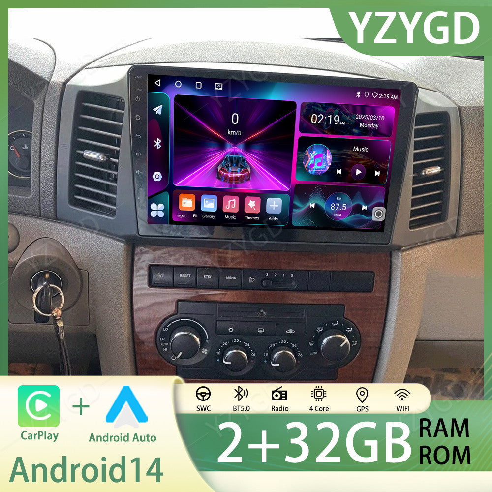 for Jeep for Grand Cherokee 2004-2007 Android Carplay Car Radio WIFI GPS Navi Screen