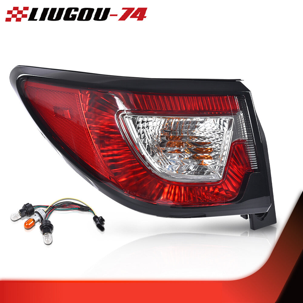Taillights with red bulbs (LH), driver's side, suitable for 13-17cm for Chevrolet Traverse LS LT LTZ.