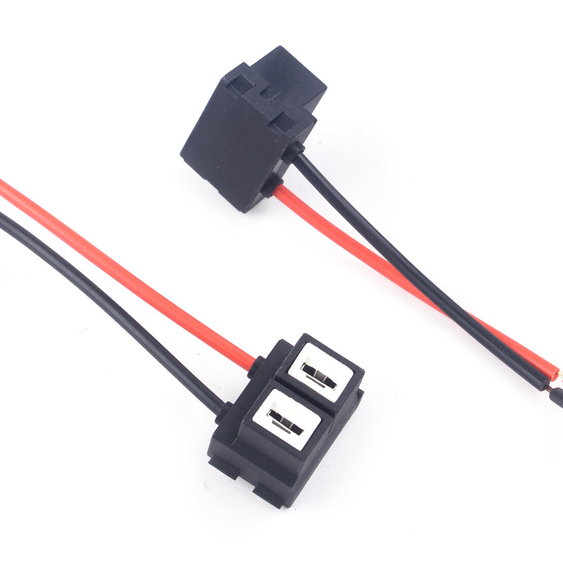 2pcs H7 Headlight Fog Light Wiring Harness Sockets Bulb Holder Adapter Connector