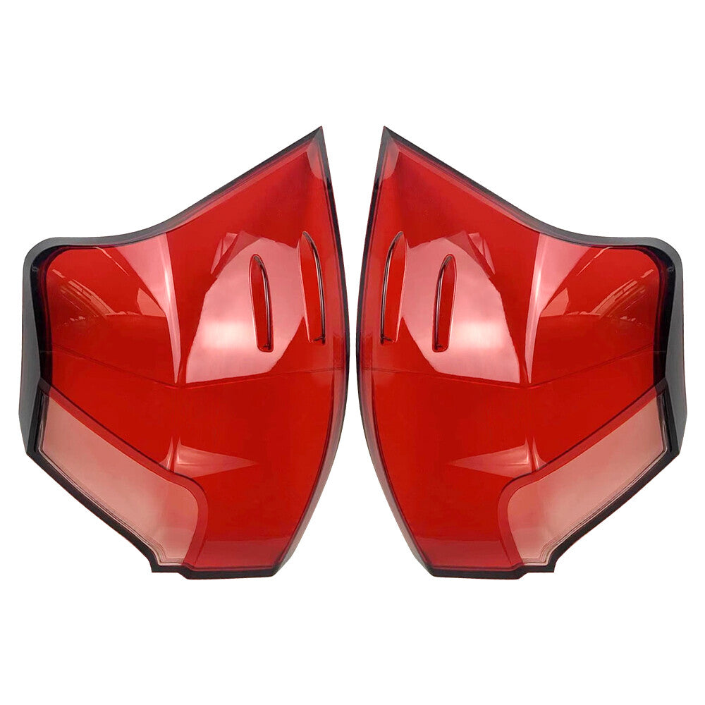 2x Rear Left Right Outer Tail Light Lens Shell Red Fits For LX570 2016-2021
