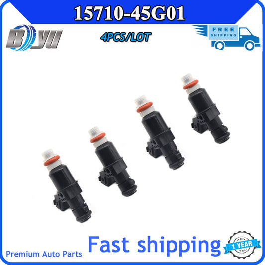 4pcs For 2006-2009 450 LT-R450 LTR450 15710-45G01 for SUZUKI QUADRACER FUEL INJECTOR