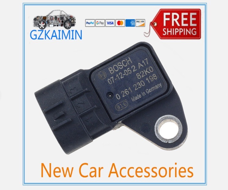 Map pressure sensor 0261230198 1859067LA0 suitable for Suzuki , for Opel , for Vauxhall
