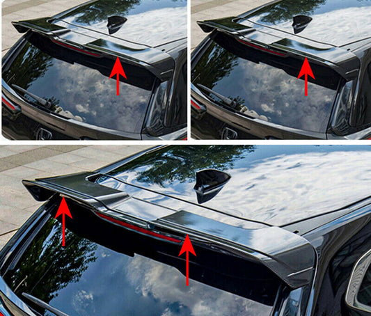 Sport Style Rear Trunk Spoiler Roof Decor Glossy Black for Honda CR-V 2017-2022
