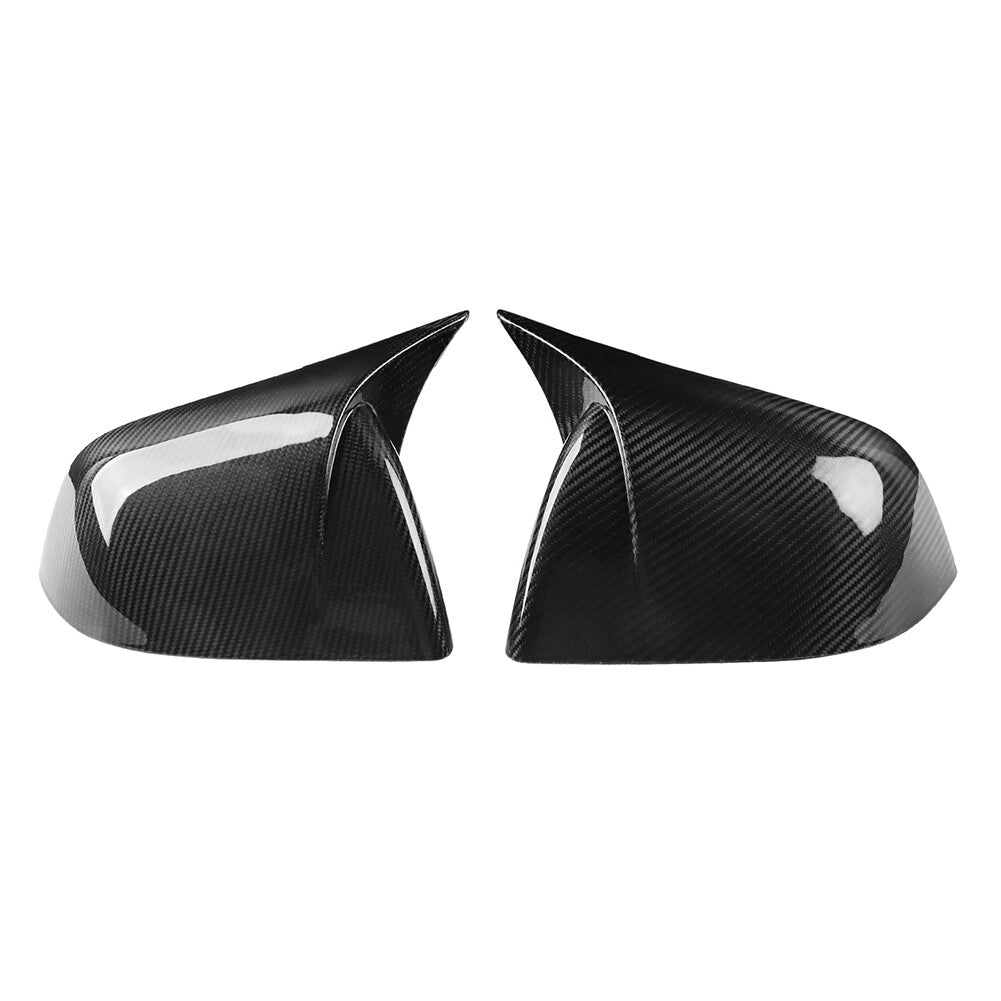 Carbon Fiber Side Door Rearview Mirror Cover Cap for Tesla for Model Y 2019-2024