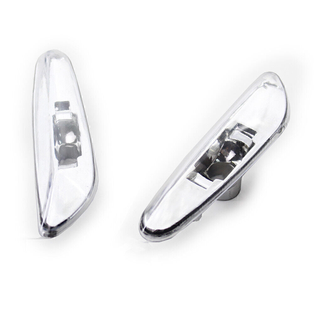 for BMW E46 4DR 02-05 63137165915 Side Marker Light Turn Signal Lamp Clear 2x