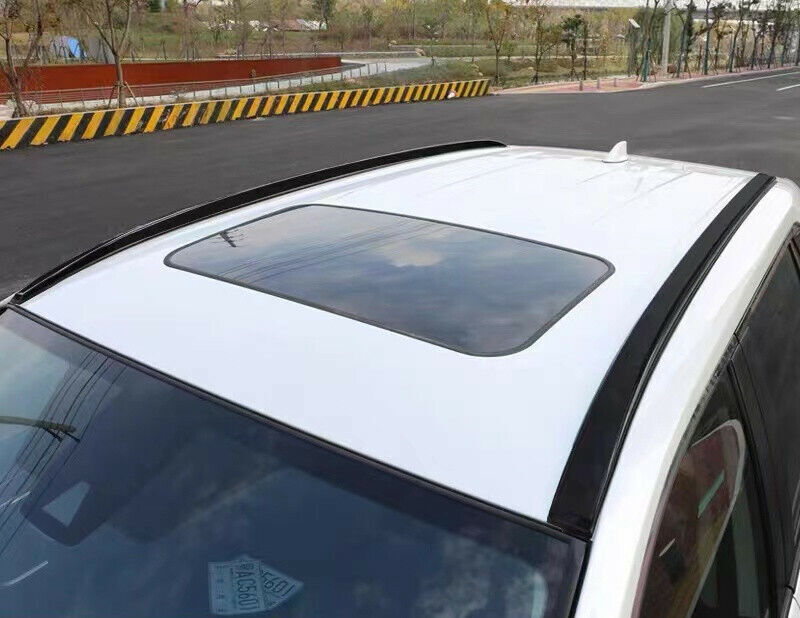 for Toyota Venza 2021-23 Glossy black Side Bars Rails Roof Rack Luggage Carrier