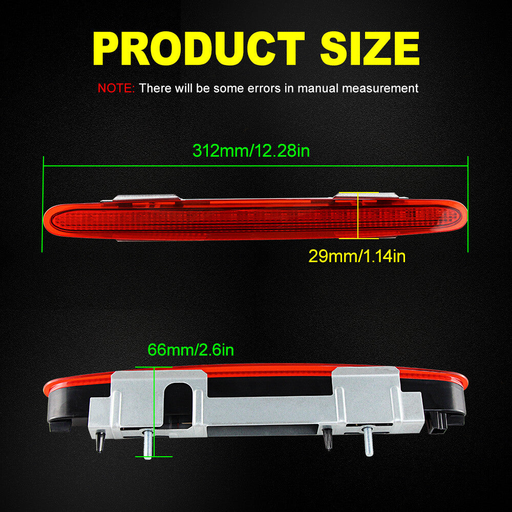 High 3rd Third Brake Stop taillights applicable to 03-12 for Mercedes R230 SL500 SL55 AMG