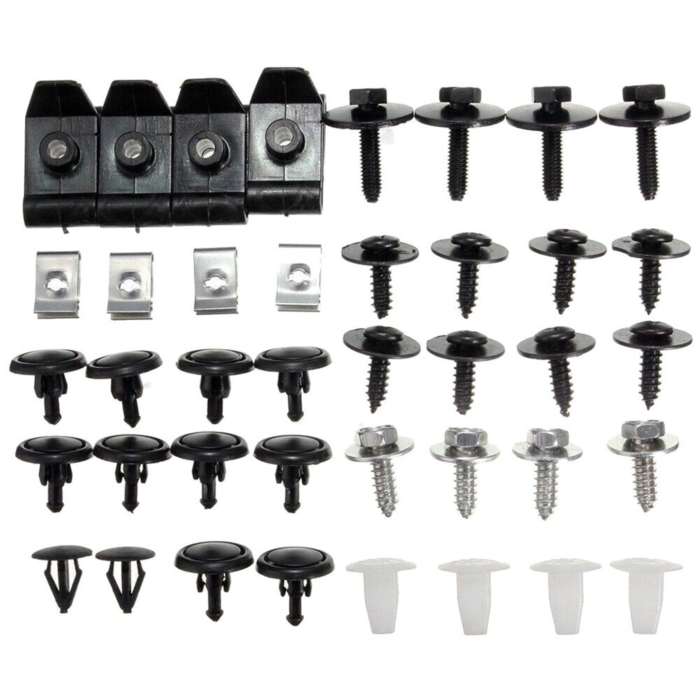 Engine Underbody Guard Plate Tray Cover Hardware Screw Bolt Fastening Clamp Kit