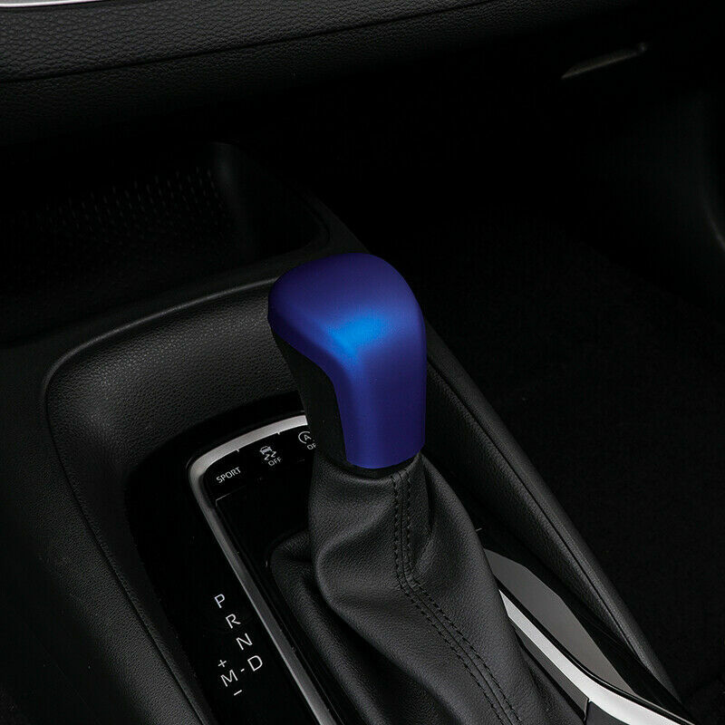 for Toyota for Corolla 2019-2023 Blue Gear Shift Knob Shifter Lever Cover Trim Cap
