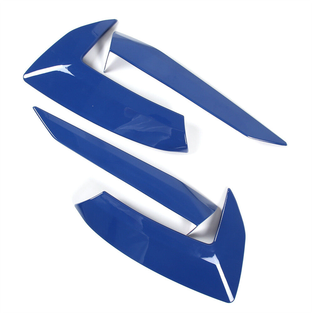 for Chevrolet for Corvette C8 2020-24 Side Fender Vent Door Handle Cover ABS Blue¡Á4