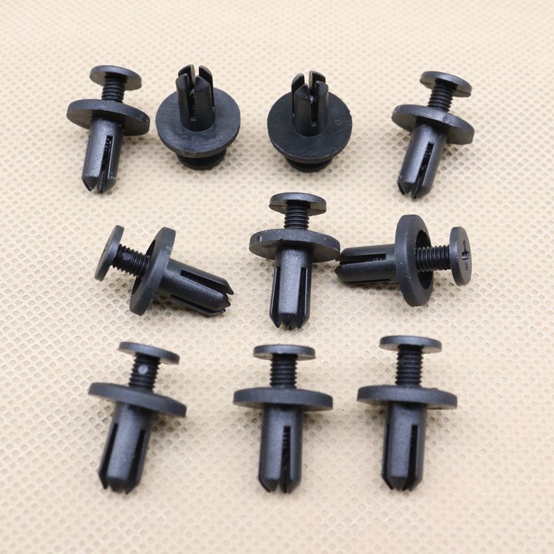 10-pack mudguard liner clip-on retainer MB345544 for Mitsubishi and for Toyota