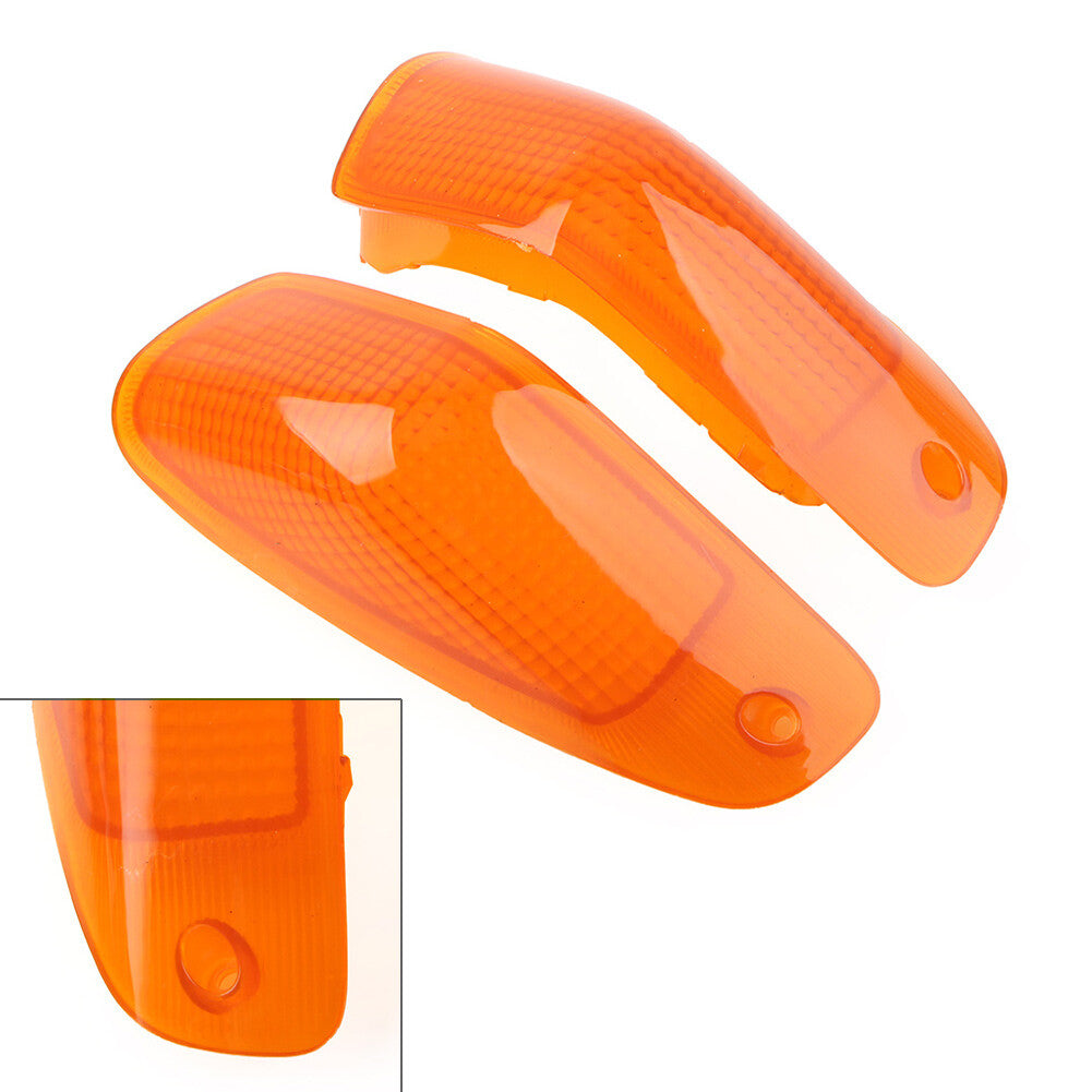 for KAWASAKI ZZR400 93-03 ZZR600 93-08 Amber Front Turn Signal Indicator Lens 2x