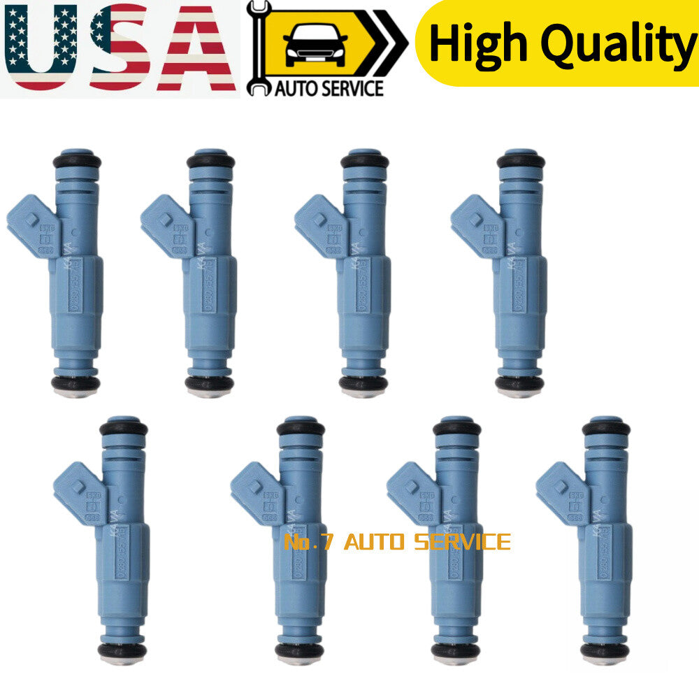 NEW 24LB Fuel Injectors 250cc Fit for Jeep for Dodge Dakota for Ram Van 5.2 5.9