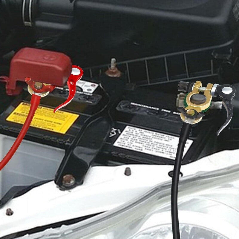 Car Battery Terminal Connector Quick Disconnect and Release Positive Negative
